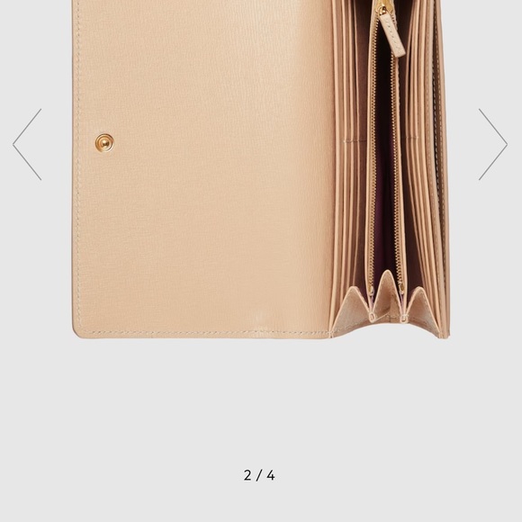 CONTINENTAL WALLET WITH GUCCI SCRIPT - Picture 5 of 7